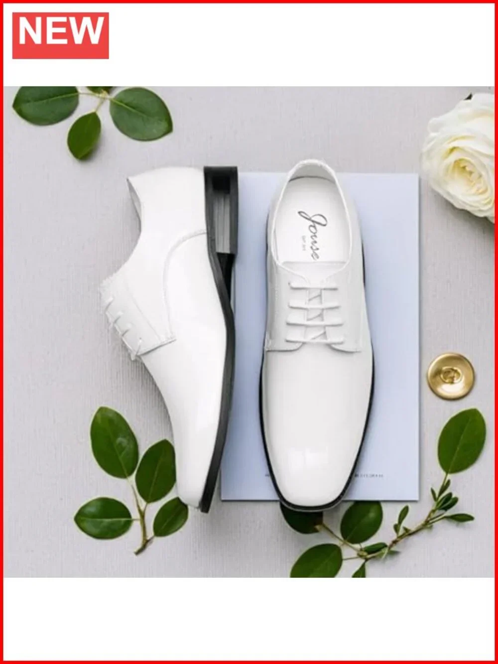 Mens Dress Shoes Formal Business Oxford Tuxedo Shoes Lace-Up Non-Slip Patent